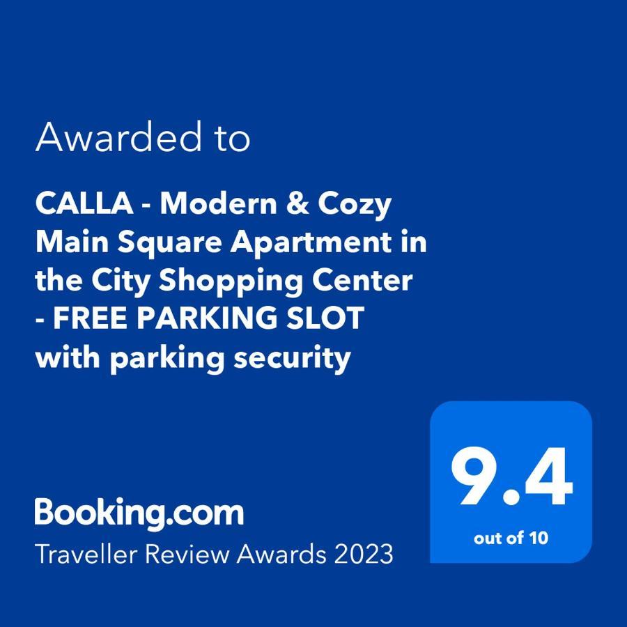 Calla 1 - Modern & Cozy Main Square Apartment In The City Shopping Center - Parking Slot With Parking Security Skopje Bagian luar foto