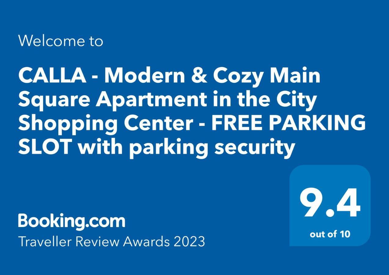 Calla 1 - Modern & Cozy Main Square Apartment In The City Shopping Center - Parking Slot With Parking Security Skopje Bagian luar foto